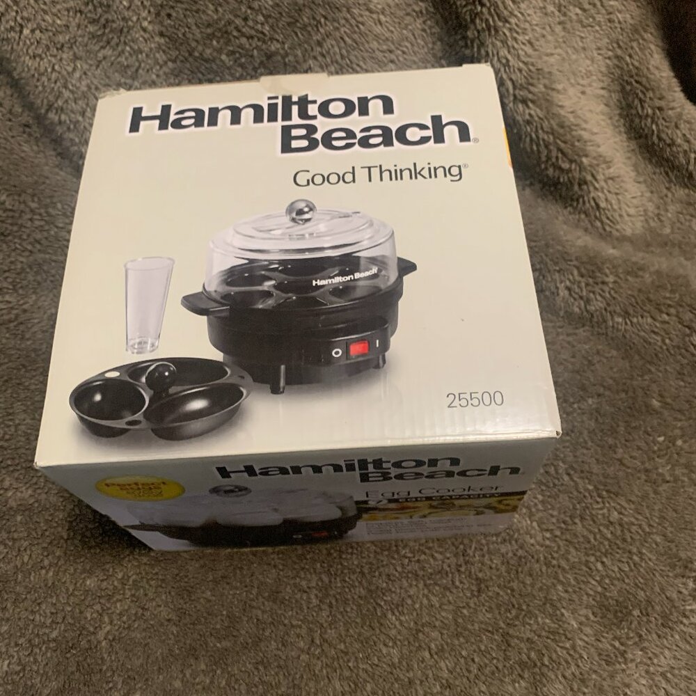 Hamilton Beach 3-In-1 Egg Cooker With 7 Egg Capacity